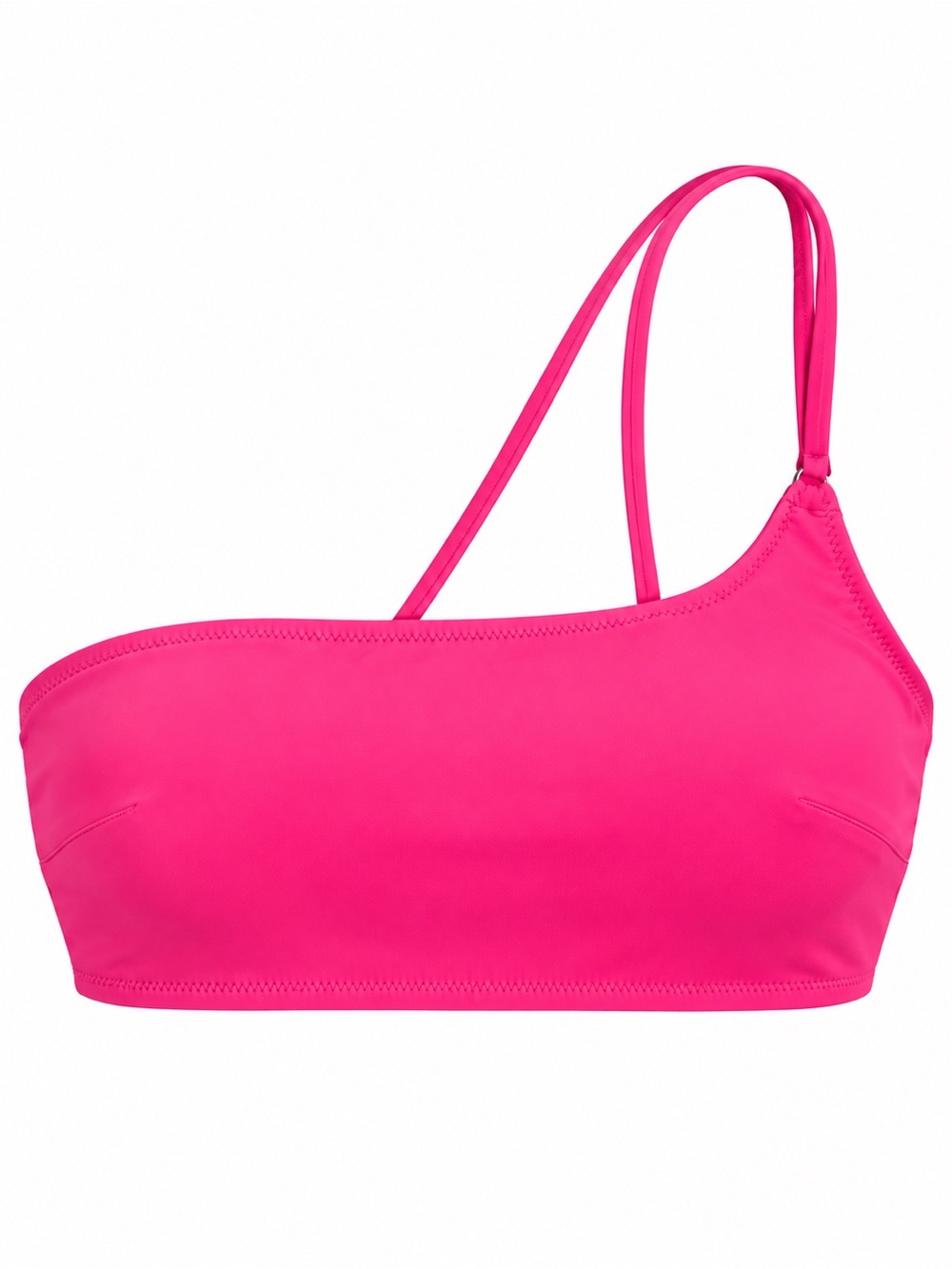 Aerie Swim One Shoulder Strappy Bandeau Bikini Top sz M